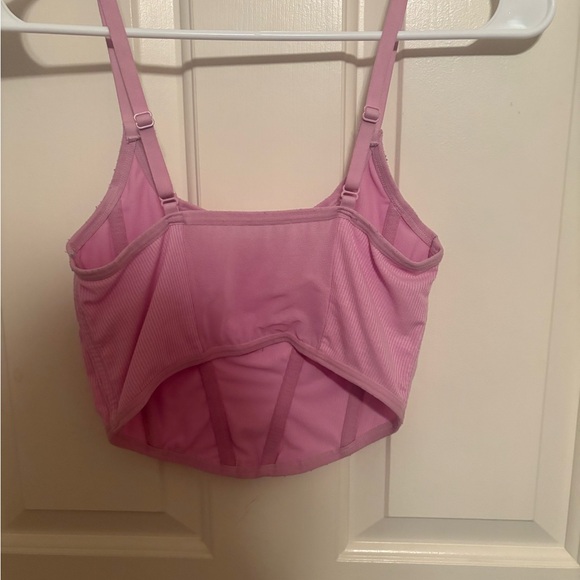 Colsie Light Pink Ribbed Top - Picture 2 of 3